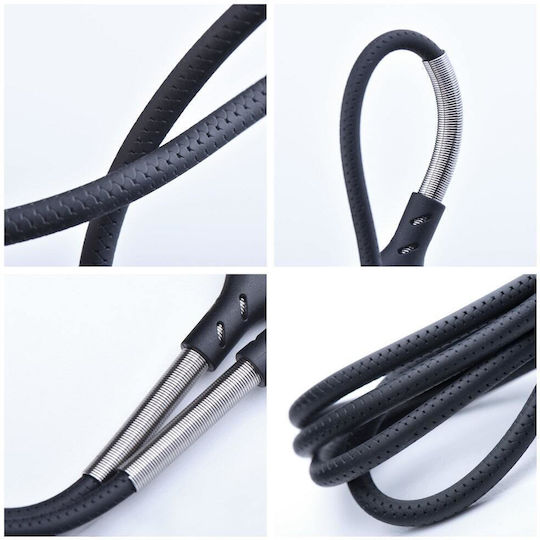 Forcell CB-01A Geflochten USB-A zu Lightning Kabel 12W Schwarz 1m (FOCB-152320)