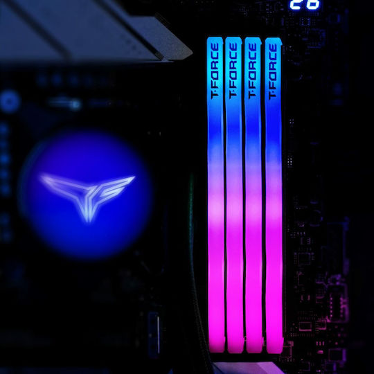 TeamGroup Delta RGB 32GB DDR5 RAM with 2 Modules (2x16GB) and 6400 Speed for Desktop