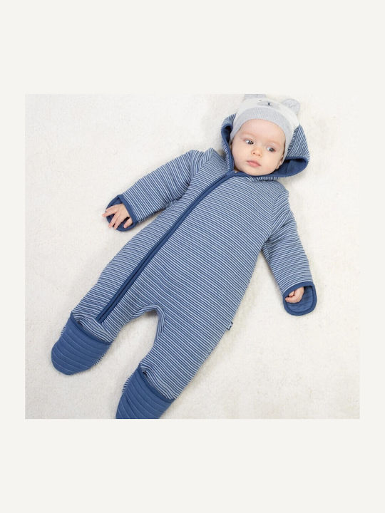 Kite Baby Bodysuit for Going Out Long-Sleeved Blue