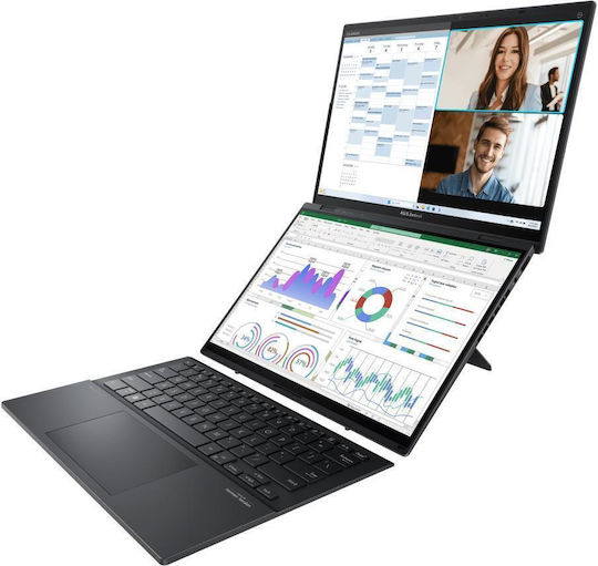 Asus ZenBook Duo 14 OLED UX8406CA-PZ009W 14" Touchscreen 120Hz (Ultra 9-285H/32GB/2TB SSD/W11 Home) (US Keyboard)