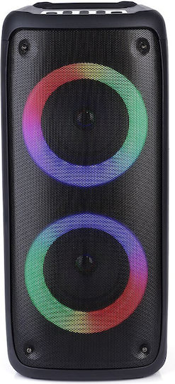 Media-Tech Boxă Karaoke Cu Microfon Cu Fir Și Efecte De Iluminare MT3181 Negru