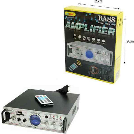 Andowl Ενισχυτής Karaoke Q-T112 Mini Q-T112 Γκρι