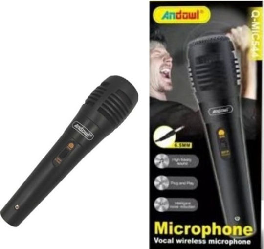Andowl Wired Karaoke Microphone Q-MIC544 Q-MIC544 Black