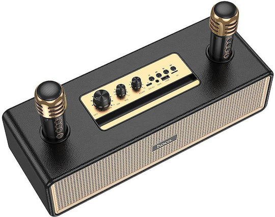 Hoco Karaoke Speaker With Wireless Microphones BS63 Gold