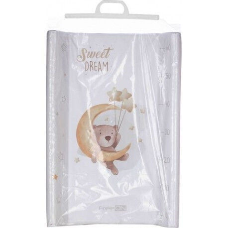 FreeOn Weiche Wickelauflage aus Stoff White 50x70cm