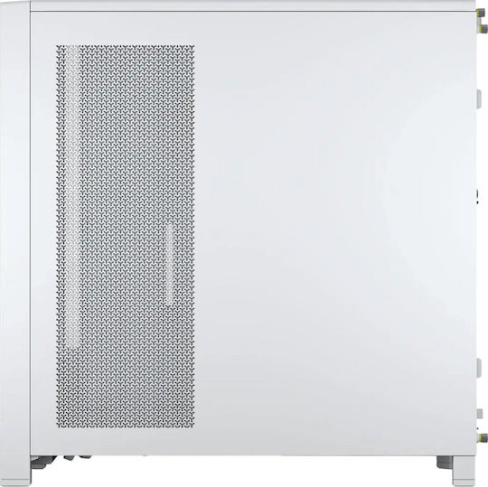 Corsair Frame 4000D RS Gaming Middle Tower Carcasă PC cu Deschidere Laterală Albă
