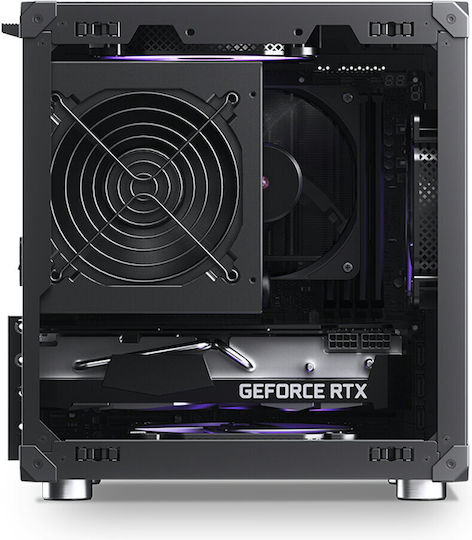 Jonsbo C6 Mini Tower Κουτί Υπολογιστή Μαύρο