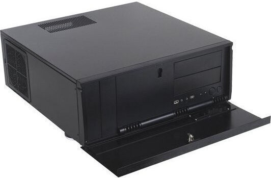Silverstone GD07 USB-C Home Theater Κουτί Υπολογιστή Μαύρο