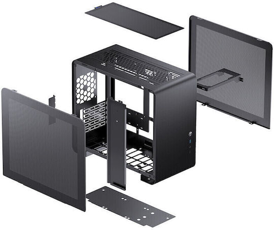 Jonsbo U4 Mini Mesh Mini Tower Κουτί Υπολογιστή Μαύρο