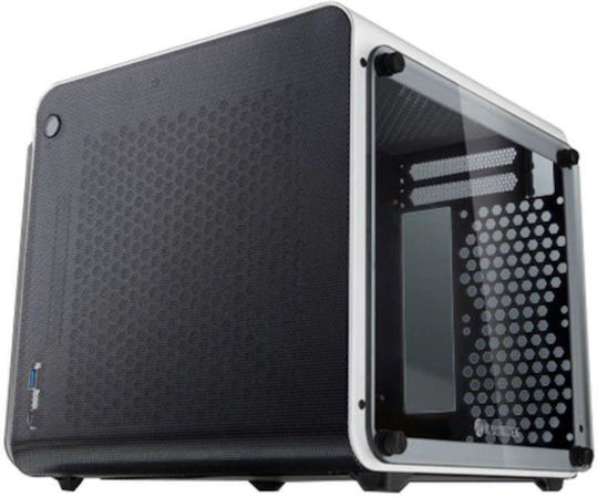 Raijintek Metis Evo TGS Gaming Mini Tower Carcasă PC cu Deschidere Laterală Albă
