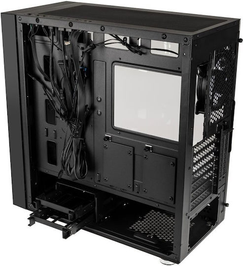 Kolink Unity Adapt Gaming Midi-Turm Computergehäuse mit Seitenfenster und RGB-Beleuchtung Schwarz