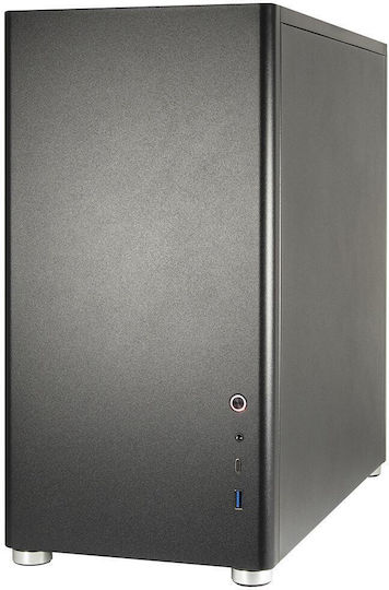 Inter-Tech X2 Duplex Pro Mini Tower Κουτί Υπολογιστή Μαύρο