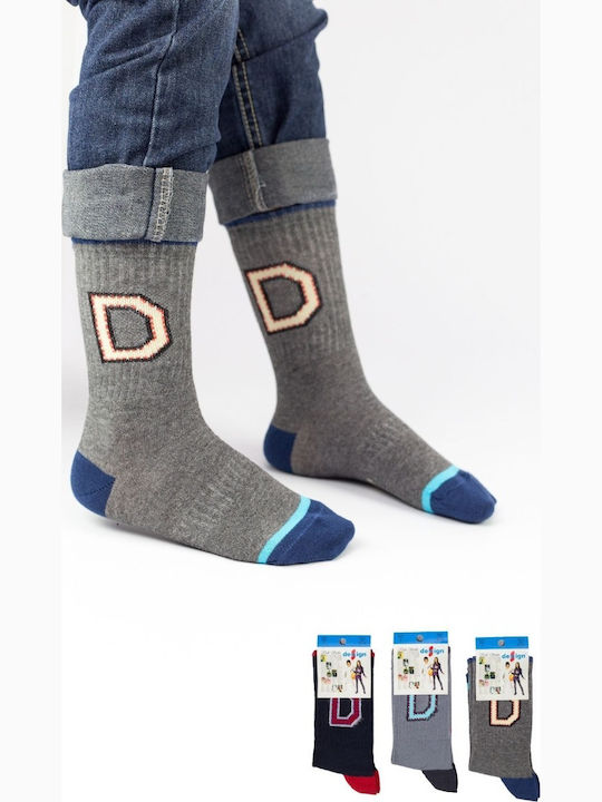 Șosete pentru copii Băiat Design 3D II Bumbac 3 Pachete Roșii