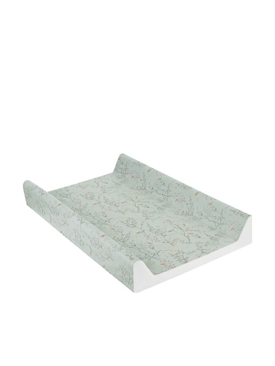 Kikka Boo Hard Changing Pad with Cover Secret Garden made of Plastic Green 50x70cm