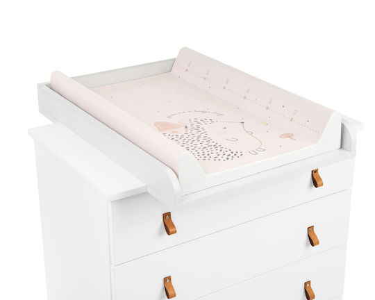Kikka Boo Σκληρή Αλλαξιέρα από Πλαστικό Ροζ 50x80cm