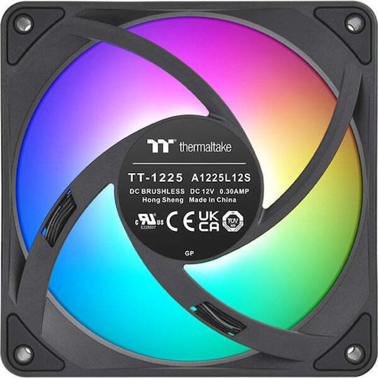 Thermaltake CT120 EX Ventilator Pentru Carcasă Cu Lamă Inversată (2000rpm / 65.82cfm) Cu Iluminare ARGB Și Conexiune 3-Pin / 4-Pin PWM 3 Buc