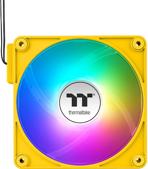 Thermaltake CT140 EX Case Fan with ARGB Lighting and Connection 3-Pin / 4-Pin PWM 3pcs Bumblebee