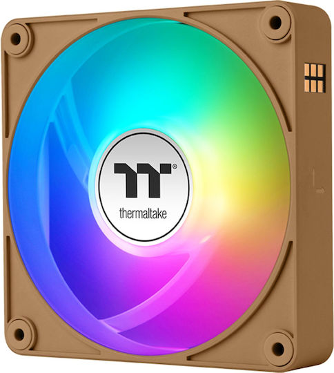 Thermaltake CT120 EX Корпусен вентилатор с ARGB осветление и връзка 3-Pin / 4-изводна ШИМ 3бр Gravel Sand