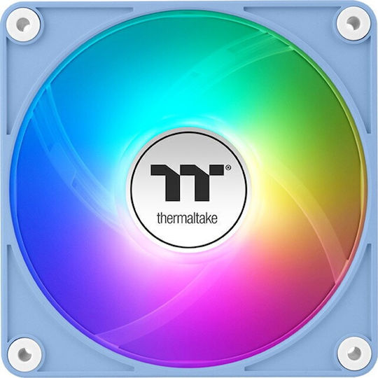 Thermaltake CT140 EX Case Fan (1800rpm / 90.3cfm) με ARGB Φωτισμό και Σύνδεση 4-Pin PWM 3τμχ Hydrangea Blue