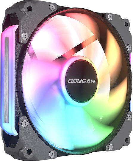 Cougar Apolar 120 Case Fan (2200rpm / 75.38cfm) με ARGB Φωτισμό και Σύνδεση 3-Pin / 4-Pin PWM