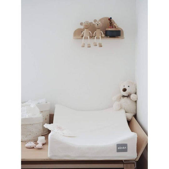 Beaba Μαλακή Αλλαξιέρα από Ύφασμα Λευκό 45x74cm