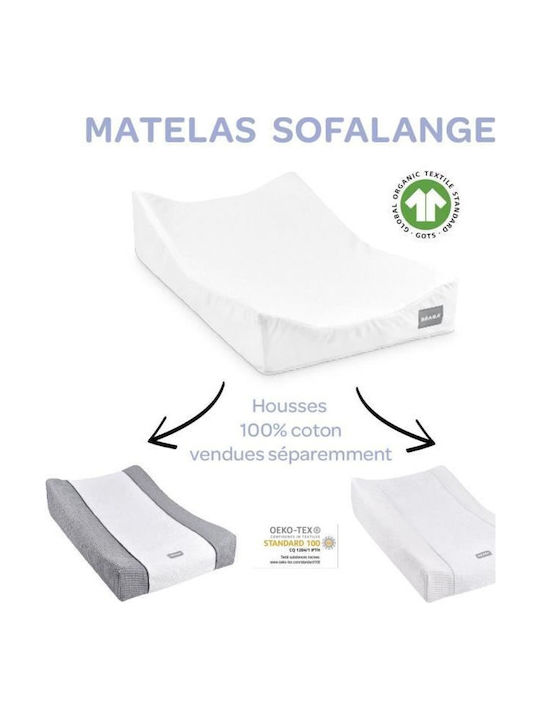 Beaba Soft Changing Pad Alb 45x74cm