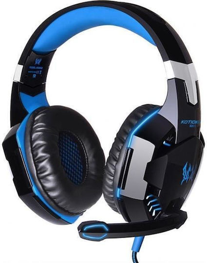Kotion Each G2000 Over Ear Gaming Headset με σύνδεση 3.5mm / USB Μπλε