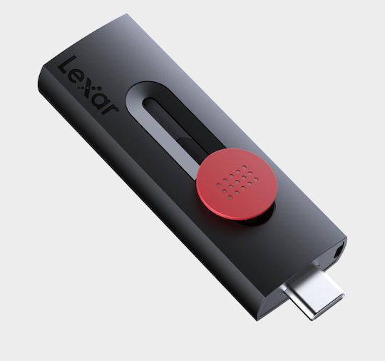 Lexar Dual 256GB USB 2.0 Stick με σύνδεση USB-A & USB-C Μαύρο