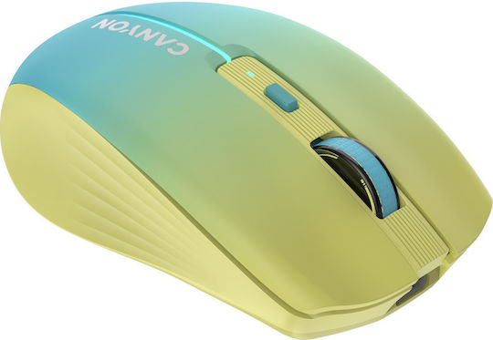 Canyon MW-44 Безжичен Bluetooth Мишка Blue / Yellow