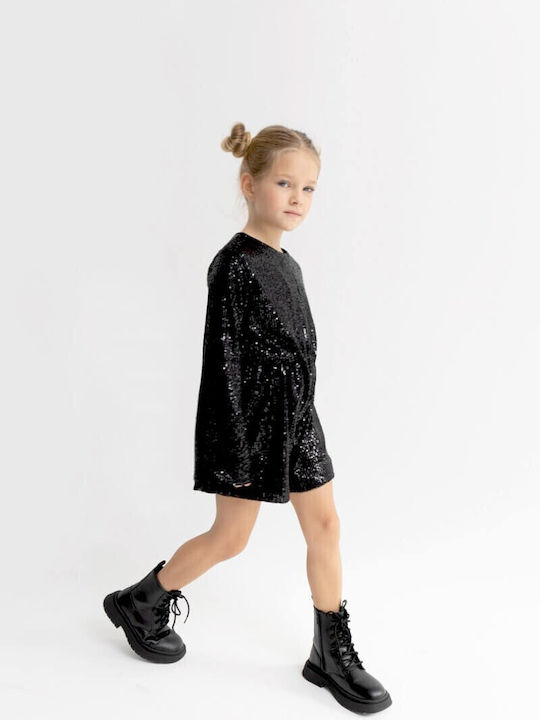 Alice Kids' Fabric Jumpsuit Shorts/Bermudas Black