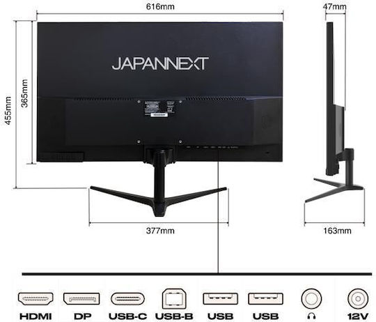 Japannext IPS Monitor 27" QHD 2560x1440
