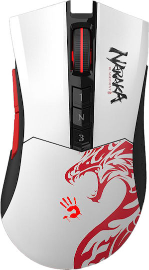A4Tech Bloody R90 Plus Wireless Gaming Mouse 5000 DPI White