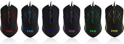 Inca IMG-GT12 Gaming Mouse 3200 DPI Negru