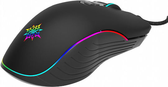 Inca IMG-GT15 RGB Геймърска Мишка 4800 DPI Черен