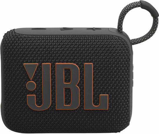 JBL Go 4 Waterproof Bluetooth Speaker 4.2W with Battery Life up to 7 hours Black