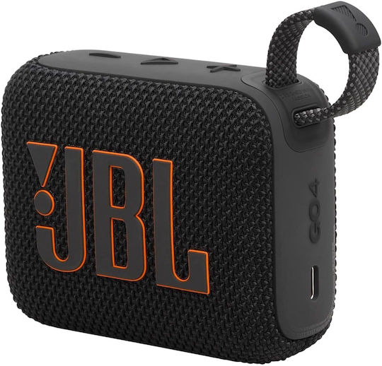 JBL Go 4 Waterproof Bluetooth Speaker 4.2W with Battery Life up to 7 hours Black