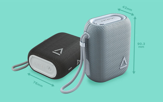 Creative Muvo Flex Waterproof Bluetooth Speaker 10W with Battery Life up to 10 hours Gray