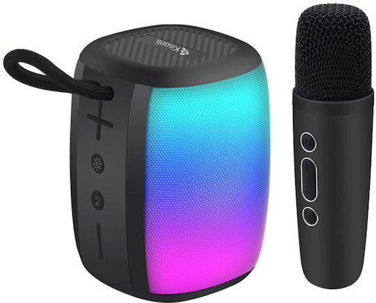 Kisonli LED-805 Ηχείο Bluetooth 20W με Ραδιόφωνο και Διάρκεια Μπαταρίας έως 8 ώρες Μαύρο