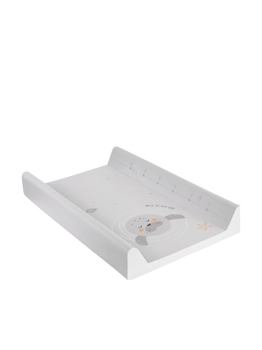 Kikka Boo Σκληρή Αλλαξιέρα Seally Me από Πλαστικό Γκρι 50x70cm