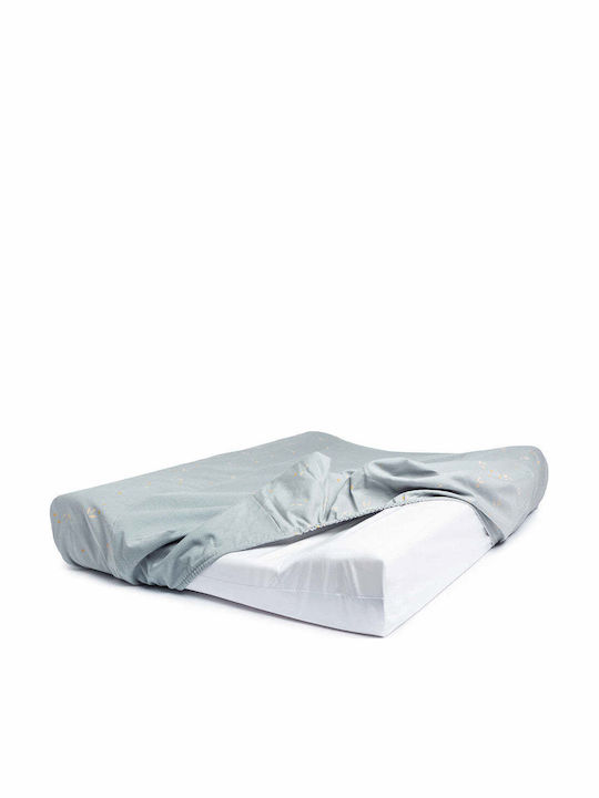 Nobodinoz Κάλυμμα Αλλαξιέρας Willow από Ύφασμα Soft Blue 50x70cm