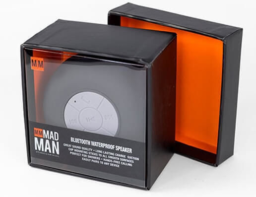 Stick Anywhere Bluetooth-Lautsprecher mit Akkulaufzeit bis zu 4 Stunden Schwarz
