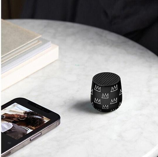 Lexon Mino+ Ηχείο Bluetooth 3W με Διάρκεια Μπαταρίας έως 3 ώρες Crown Black