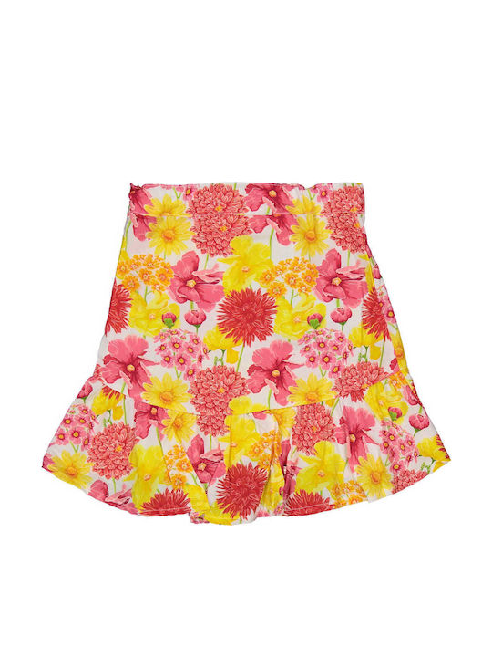Trybeyond Φούστα Κρουαζέ Βολάν Floral