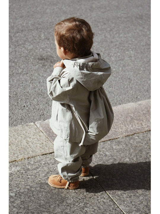 Konges Slojd Αδιάβροχο Σετ Τζάκετ+παντελόνι Milo Rain Dried Sage 12m-10y