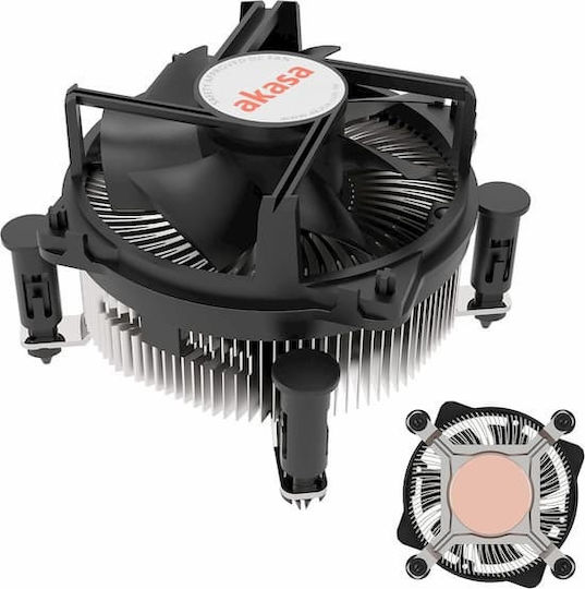 Akasa AK-CC6606BP01 CPU-Kühlerlüfter für Steckdose 1700/1851
