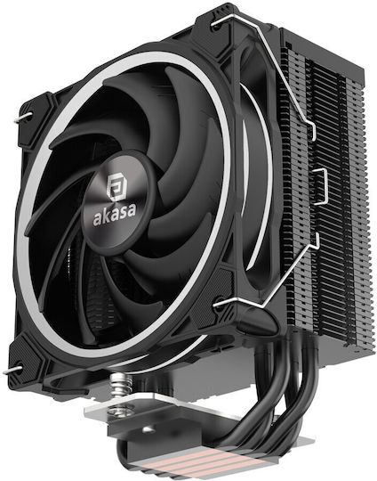 Akasa Soho H4 Plus Ψύκτρα Επεξεργαστή για Socket AM4/AM5/1200/115x/1700 με ARGB Φωτισμό