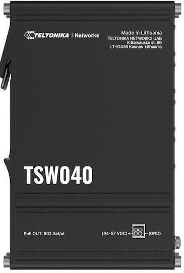 Teltonika TSW040 Negestionat L2 PoE+ Switch cu 8 Porturi Ethernet