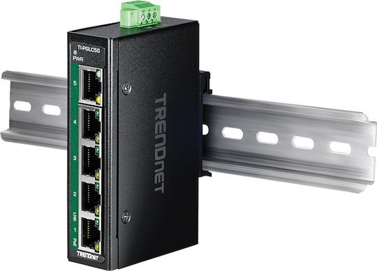Trendnet TI-PGLC50 Unmanaged L2 PoE+ Switch με 5 Θύρες Gigabit (1Gbps) Ethernet