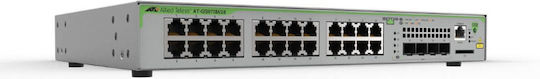 Allied Telesis GS970M/18PS Gestionat L3 PoE+ Switch cu 16 Porturi Gigabit (1Gbps) Ethernet și 2 Porturi SFP