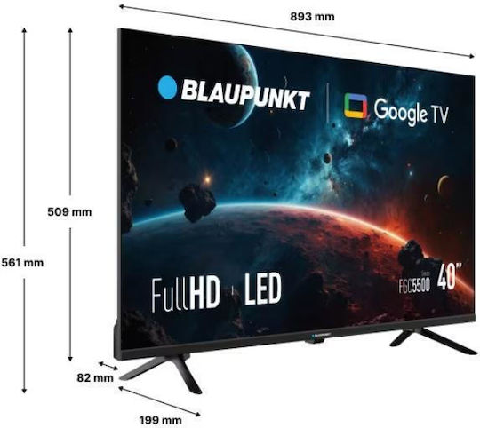 Blaupunkt Smart Television 40" Full HD LED 40FGC5500S (2024)